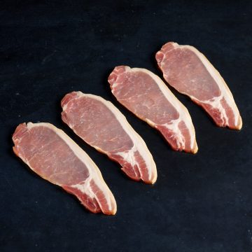 Smoked Rindless Back Bacon Vacuum Sealed 500g Pack